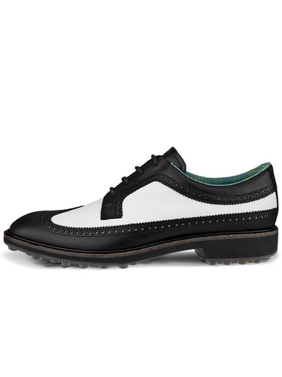 Men's Leather Classic Hybrid Spikeless Black White - ECCO - BALAAN 2