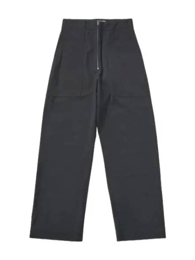 Zip Front Leg Pants Black - STUDIO NICHOLSON - BALAAN 1