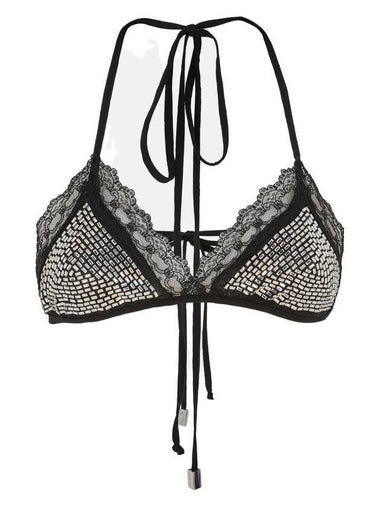 The Attico Black Bra - THE ATTICO - BALAAN 1