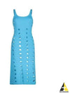 Women's Canopy Knit Sleeveless Midi Dress Sky Blue - HOUSE OF SUNNY - BALAAN 2