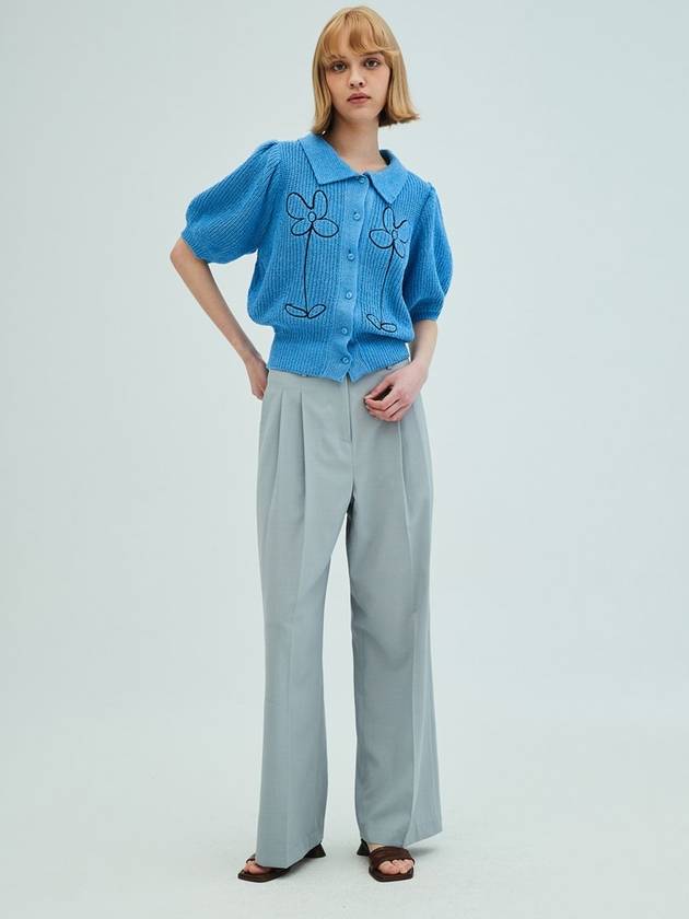 Summer Two Tuck Wide Pants Grey - OPENING SUNSHINE - BALAAN 2