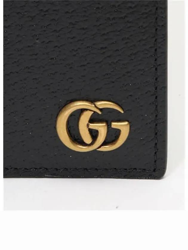 GG Marmont Half Wallet Black - GUCCI - BALAAN 5