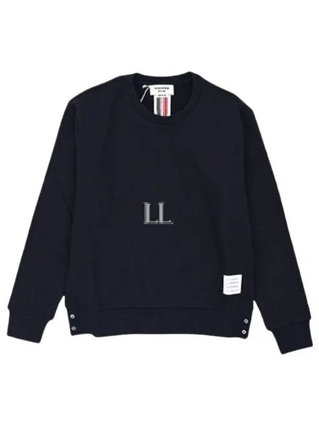 Center Back Stripe Crewneck Sweatshirt Navy - THOM BROWNE - BALAAN 2