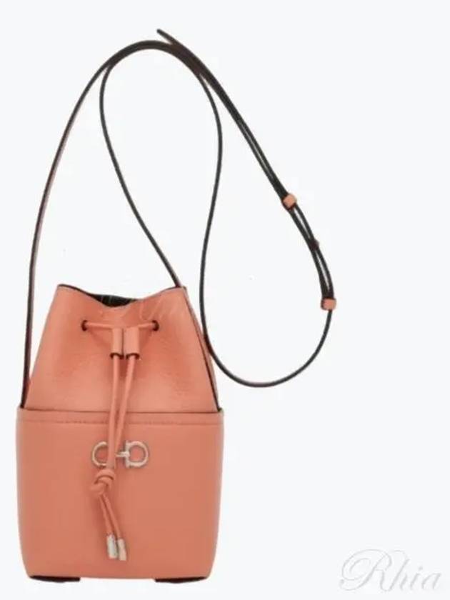 Gancini Mini Bucket Bag Pink - SALVATORE FERRAGAMO - BALAAN 2