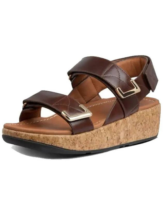 Remy backstrap sandals chocolate brown leather women - FITFLOP - BALAAN 1