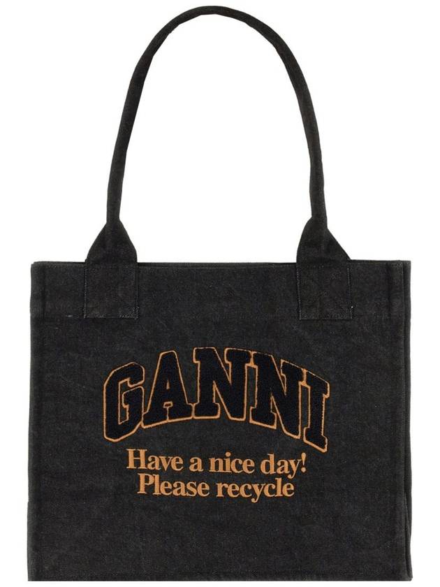 Ganni Large Tote Bag - GANNI - BALAAN 1