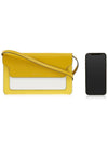 Trunk Saffiano Cross Bag Yellow - MARNI - BALAAN.