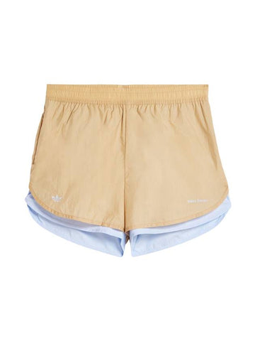 Nylon Layered Shorts Beige - ADIDAS - BALAAN 1