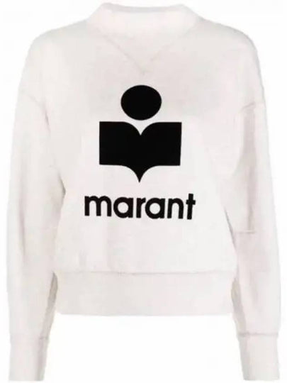 Moby Logo Print Sweatshirt Ecru - ISABEL MARANT - BALAAN 2