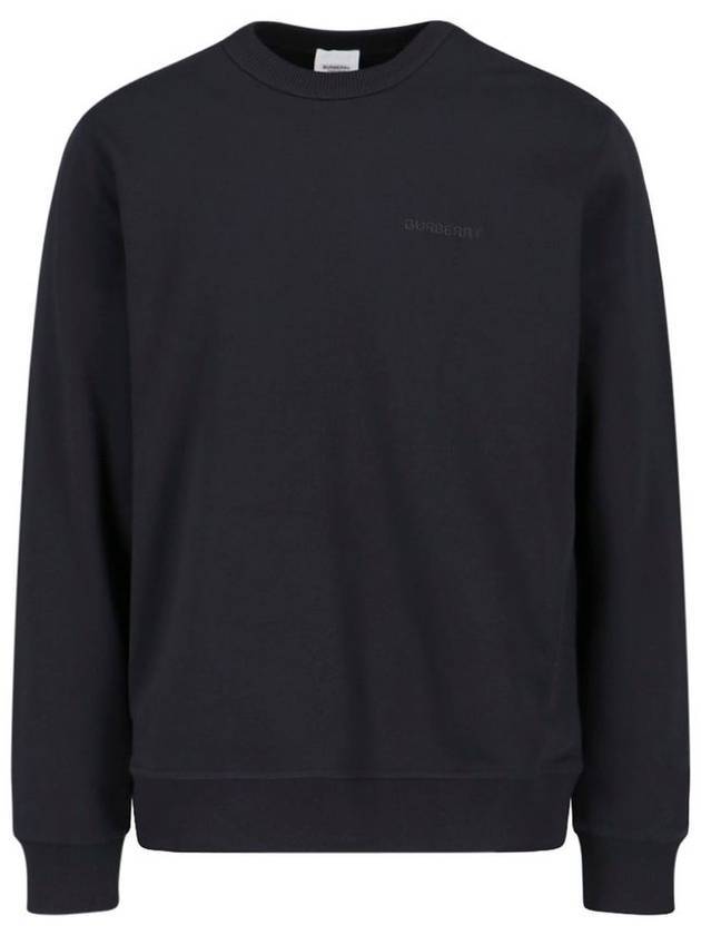 Check EKD Cotton Sweatshirt Black - BURBERRY - BALAAN 1