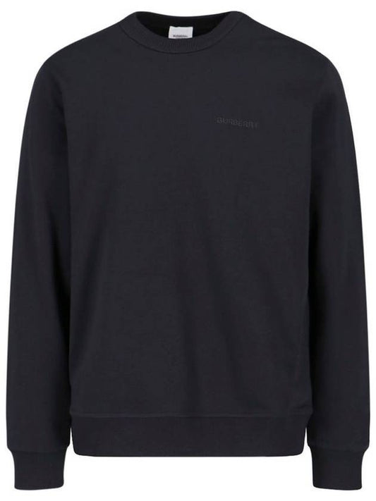 Check EKD Cotton Sweatshirt Black - BURBERRY - BALAAN 1