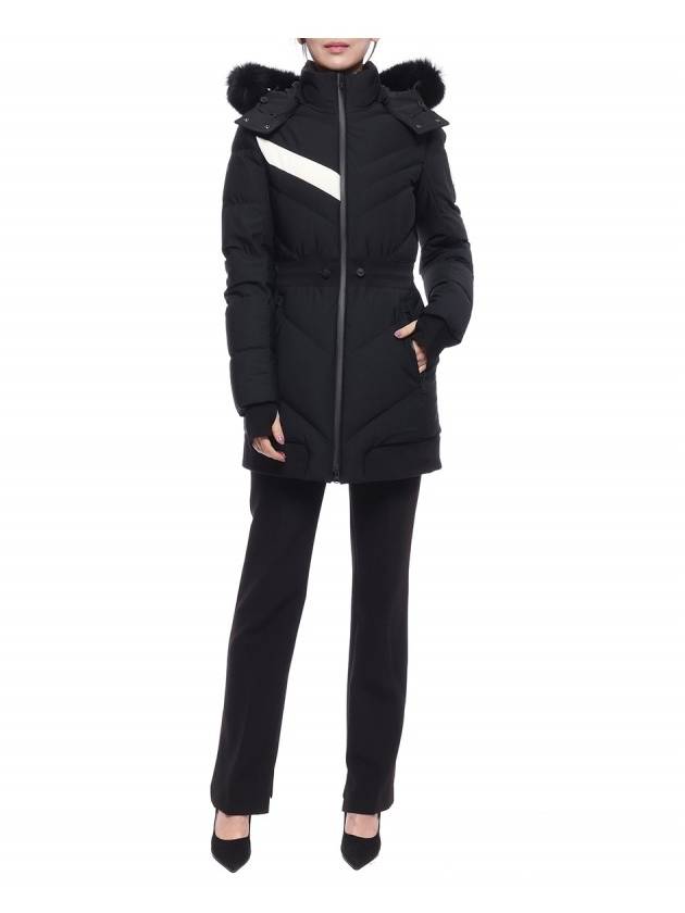 Women's Cambria Hooded Padded Black - MOOSE KNUCKLES - BALAAN 4