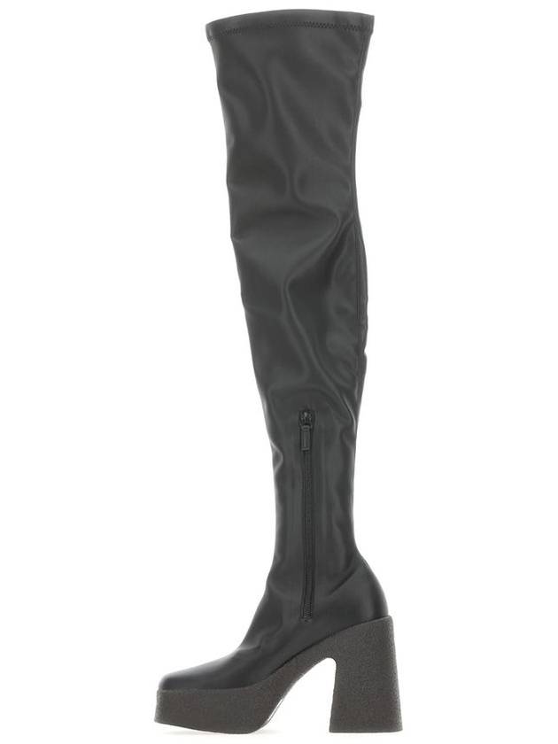 leather long boots black - STELLA MCCARTNEY - BALAAN 4