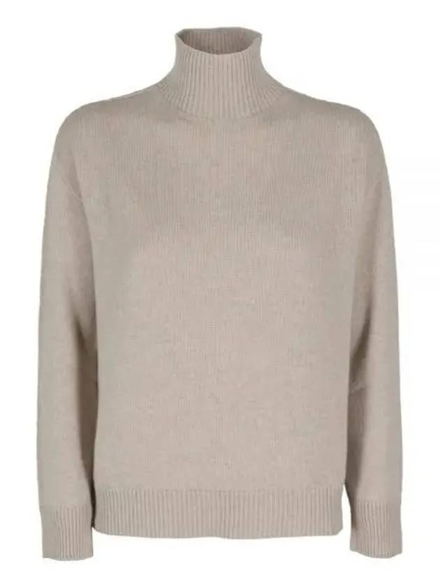 Tahiti Knit Turtleneck Beige - MAX MARA - BALAAN 2