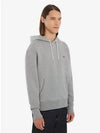 Grey Fox Head Patch Classic Hoodie Grey Melange - MAISON KITSUNE - BALAAN 5