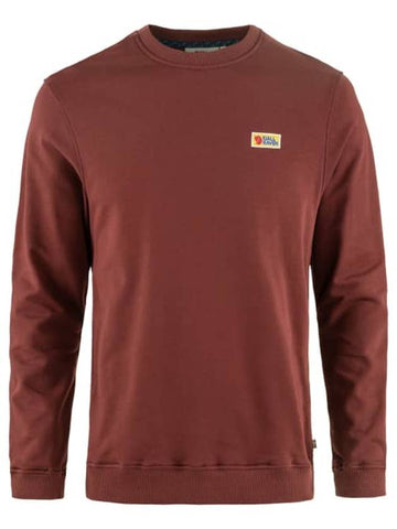 Men's Vardag Long Sleeve T-Shirt Maroon - FJALL RAVEN - BALAAN 1