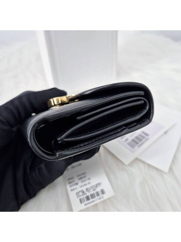 Triomphe Small Flap Women s Wallet Black - CELINE - BALAAN 8