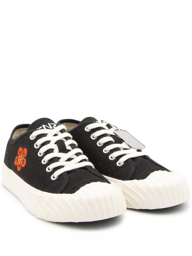 Shool Boke Flower Low Top Sneakers Black - KENZO - BALAAN 4