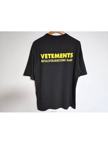 men s short sleeve t shirt - VETEMENTS - BALAAN 1