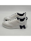 Bouncing Sneakers Calfskin Suede Goatskin Blanc - HERMES - BALAAN 7