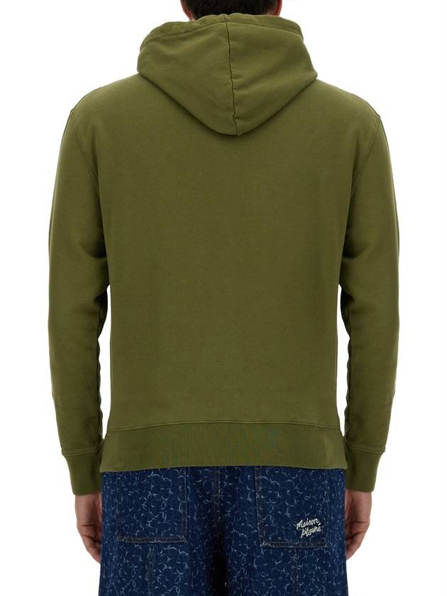 Chillax Patch Regular Hoodie Green - MAISON KITSUNE - BALAAN 4