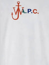 Logo Cotton Short Sleeve T-shirt White - A.P.C. - BALAAN 5