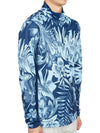 Emanuel Print Mid Layer Long Sleeve T-Shirt Blue - J.LINDEBERG - BALAAN 4