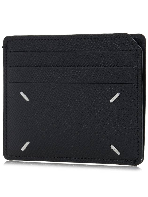 Stitch Small Card Wallet Black - MAISON MARGIELA - BALAAN 3