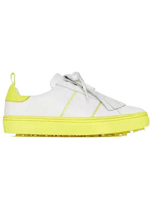 Contrast Accent Kiltie Durf Golf Spikeless Yellow White - G/FORE - BALAAN 2