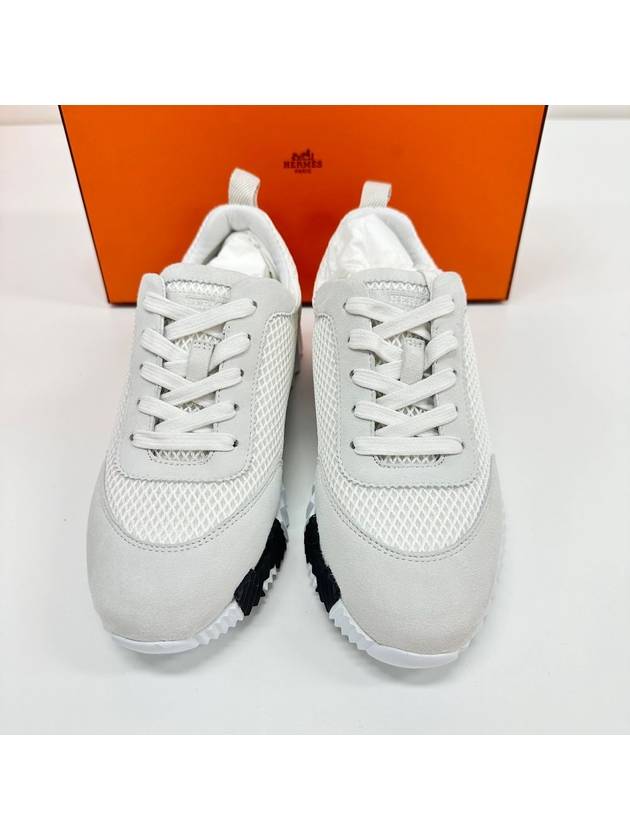 Bouncing Women Sneakers Mesh White - HERMES - BALAAN 4