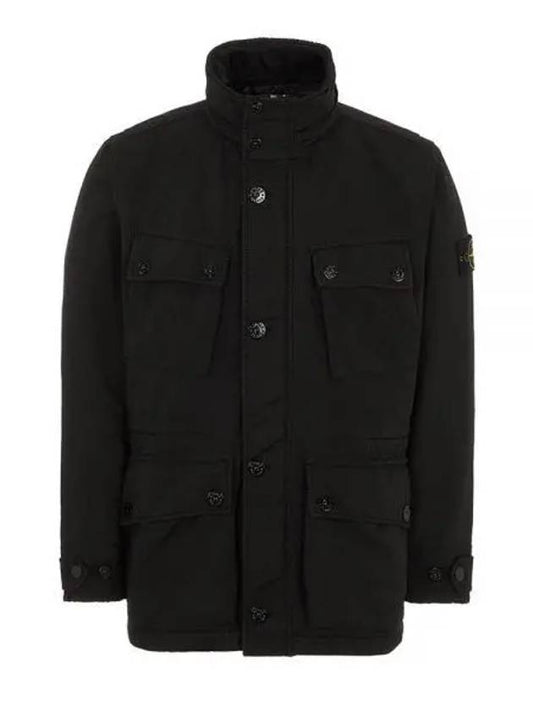 Men's Logo Patch Jacket Black - STONE ISLAND - BALAAN 2