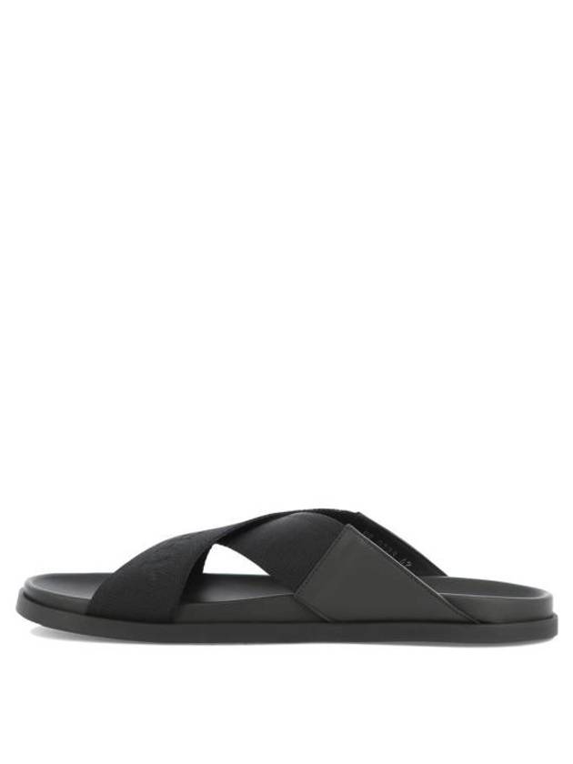 Cross Strap Sandal Slippers Black - GIVENCHY - BALAAN 4