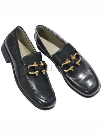 Leather Loafers Dark Green - BOTTEGA VENETA - BALAAN 2