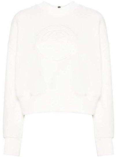 GG Logo Cotton Sweatshirt White - GUCCI - BALAAN 2