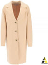 Button-Up Single Coat Beige - ACNE STUDIOS - BALAAN 2