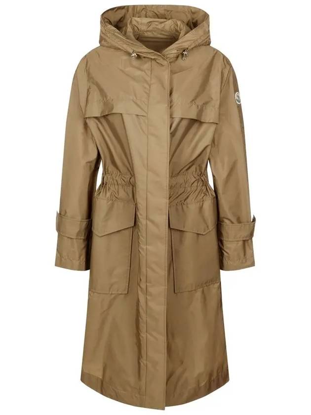 Women's Hiengu Raincoat Beige - MONCLER - BALAAN 2