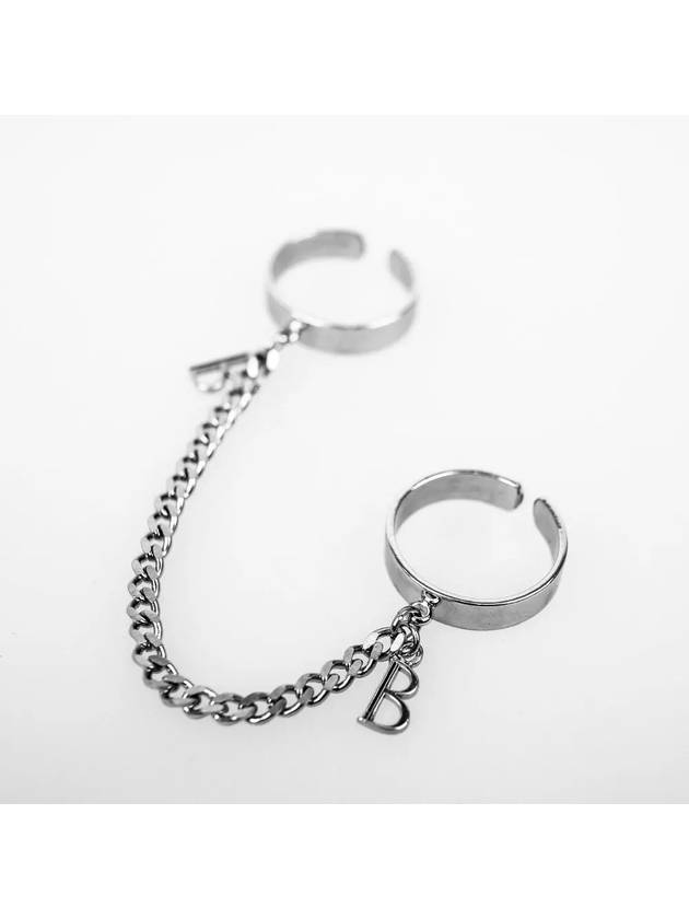 Men's Ring Surgical Steel Chain Ring B CLEF NO2 RNG - BASSCLEF - BALAAN 4