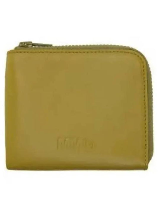 MM6 Maison Margiela Logo Zip Around Wallet Green Glow XS63UI0002P4812T7300 - MAISON MARGIELA - BALAAN 1