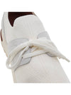 Women's 360 LP Flexy Walk Wool Low Top Sneakers White - LORO PIANA - BALAAN 9