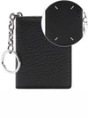 4 Stitch Keyring Card Wallet Black - MAISON MARGIELA - BALAAN 3