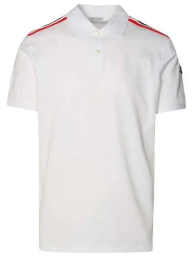 103704 Logo Patch Polo Shirt 8A00020 89A16 002 - MONCLER - BALAAN 1