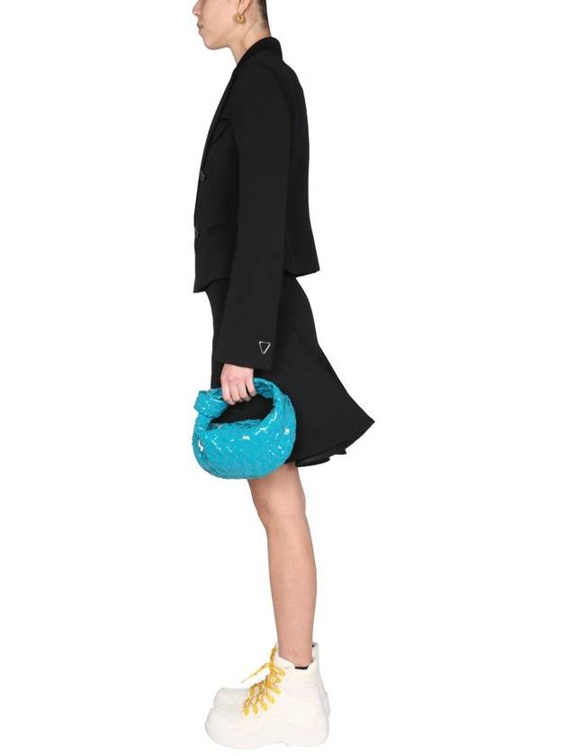 Grande Poudre A-Line Skirt Black - BOTTEGA VENETA - BALAAN 3