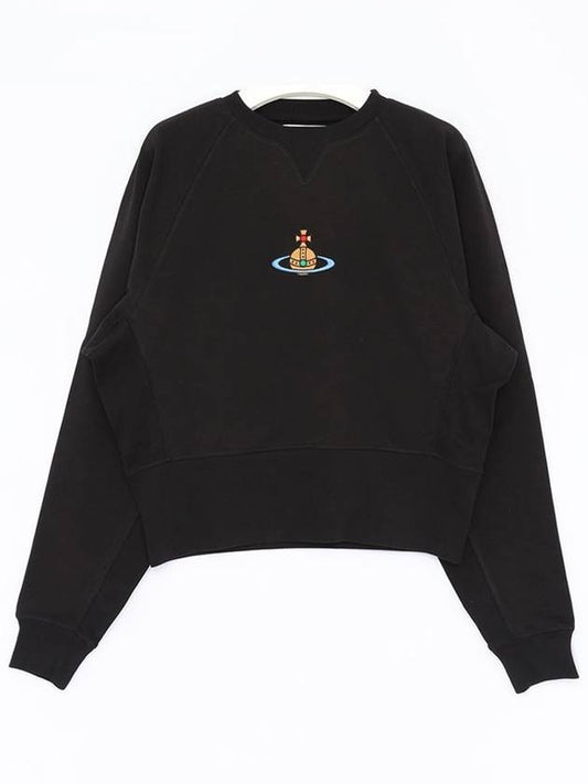 RB Embroidered Logo Sweatshirt Black - VIVIENNE WESTWOOD - BALAAN 2