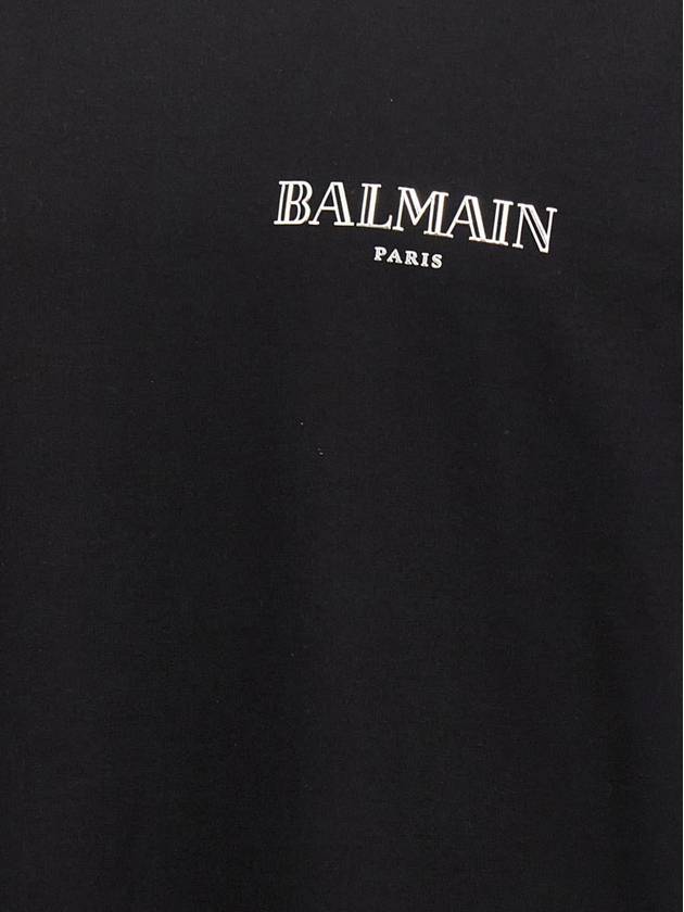 Balmain 'Silver Balmain Vintage' T-Shirt - BALMAIN - BALAAN 4