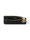 Romy Monogram Leather Card Wallet Black - LOUIS VUITTON - BALAAN 4