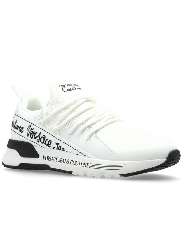 Versace Jeans Couture Sneakers With Logo, Women's, White - VERSACE - BALAAN 4