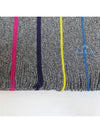 Sports Striped Wool Muffler Grey - PAUL SMITH - BALAAN 5