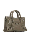 Le City Small Tote Bag Army Green - BALENCIAGA - BALAAN 3