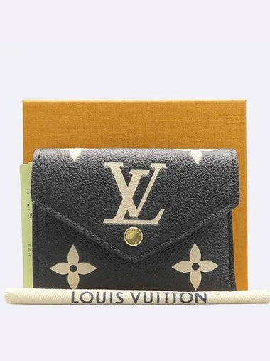 M80968 Black Beige Bi Color Monogram Empreinte Victorine Wallet Ring - LOUIS VUITTON - BALAAN 1