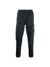 Stretch Cotton Wool Satin Cargo Pants Charcoal - STONE ISLAND - BALAAN 2